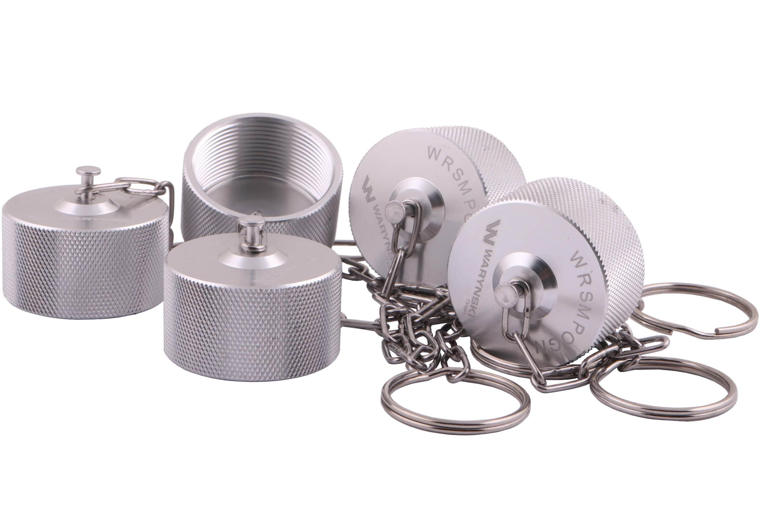 Pokrywa aluminiowa (korek, zaślepka) z gwintem wewnętrznym wkręcany do zawo - zdjęcie 5