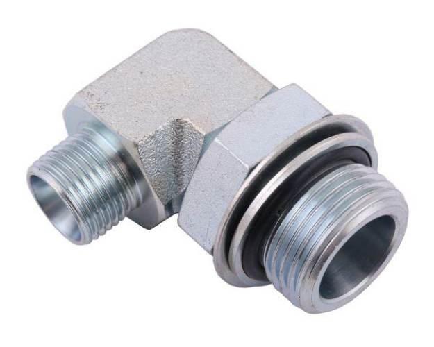 Kolanko hydrauliczne 90 LONG z przeciw. M27x2 X M18x1.5 RM-BB90-27/18L