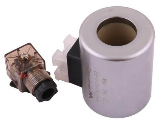 Cewka dzielnika elektrozaworu W-E12DVS6/2-80L. W-E12DVS3/2-80L 24V DC 48W W - zdjęcie 3