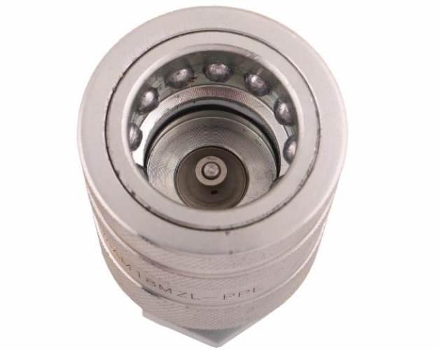 Szybkozłącze hydrauliczne gniazdo long z eliminatorem ciśnienia M18x1.5 gwi - zdjęcie 4