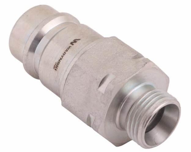 Szybkozłącze hydrauliczne wtyczka z eliminatorem ciśnienia M18x1.5 gwint ze - zdjęcie 3