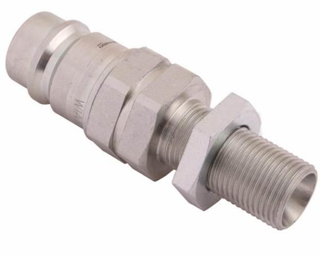 Szybkozłącze hydrauliczne wtyczka long z eliminatorem ciśnienia M18x1.5 gwi - zdjęcie 3