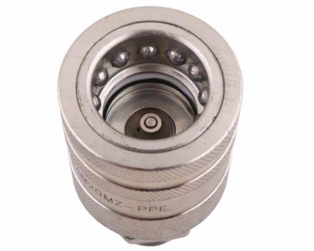 Szybkozłącze hydrauliczne gniazdo z eliminatorem ciśnienia M20x1.5 gwint ze - zdjęcie 3
