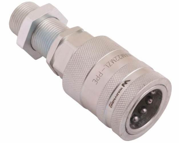 Szybkozłącze hydrauliczne gniazdo long z eliminatorem ciśnienia M22x1.5 gwi