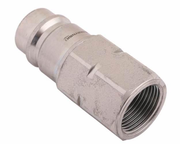 Szybkozłącze hydrauliczne wtyczka z eliminatorem ciśnienia M22x1.5 gwint we