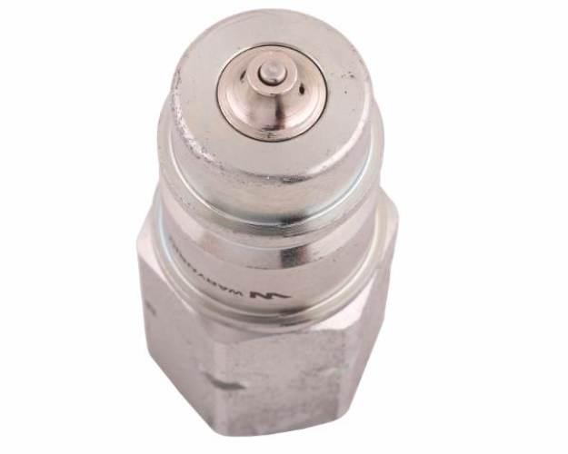 Szybkozłącze hydrauliczne wtyczka z eliminatorem ciśnienia M22x1.5 gwint we - zdjęcie 3