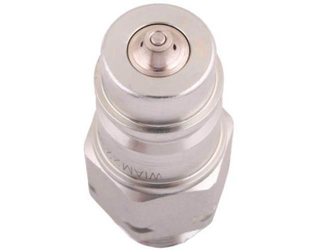 Szybkozłącze hydrauliczne wtyczka z eliminatorem ciśnienia M22x1.5 gwint ze - zdjęcie 3