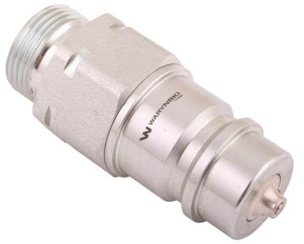 Szybkozłącze hydrauliczne wtyczka z eliminatorem ciśnienia M22x1.5 gwint ze - zdjęcie 4