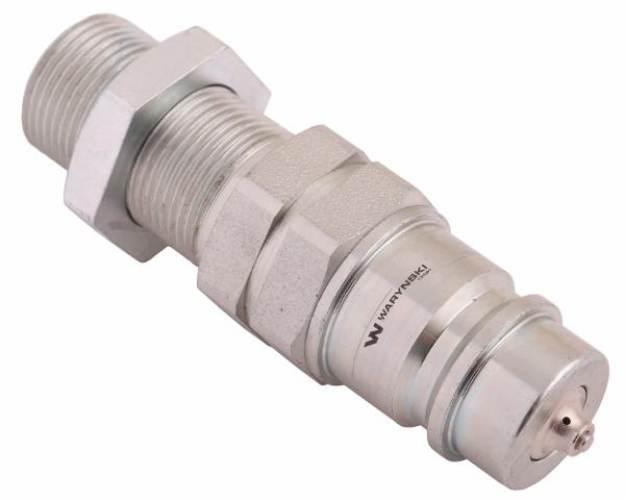 Szybkozłącze hydrauliczne wtyczka long z eliminatorem ciśnienia M22x1.5 gwi - zdjęcie 2