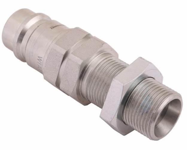 Szybkozłącze hydrauliczne wtyczka long z eliminatorem ciśnienia M22x1.5 gwi - zdjęcie 3