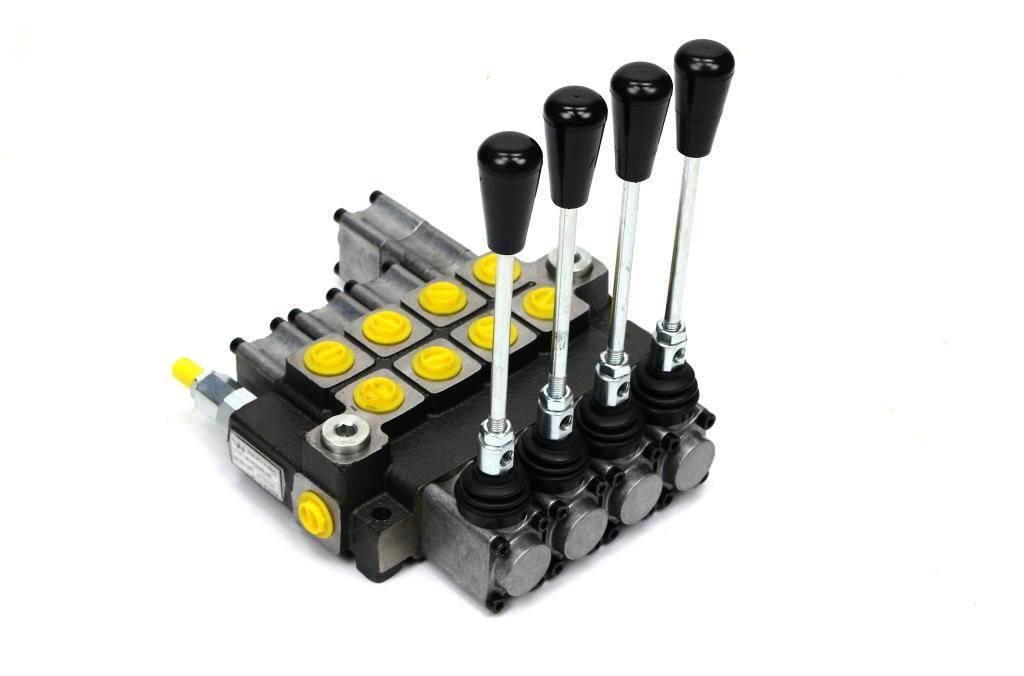 Rozdzielacz hydrauliczny 4-sekcyjny max przepływ 40L (1-sekcja pływająca) W