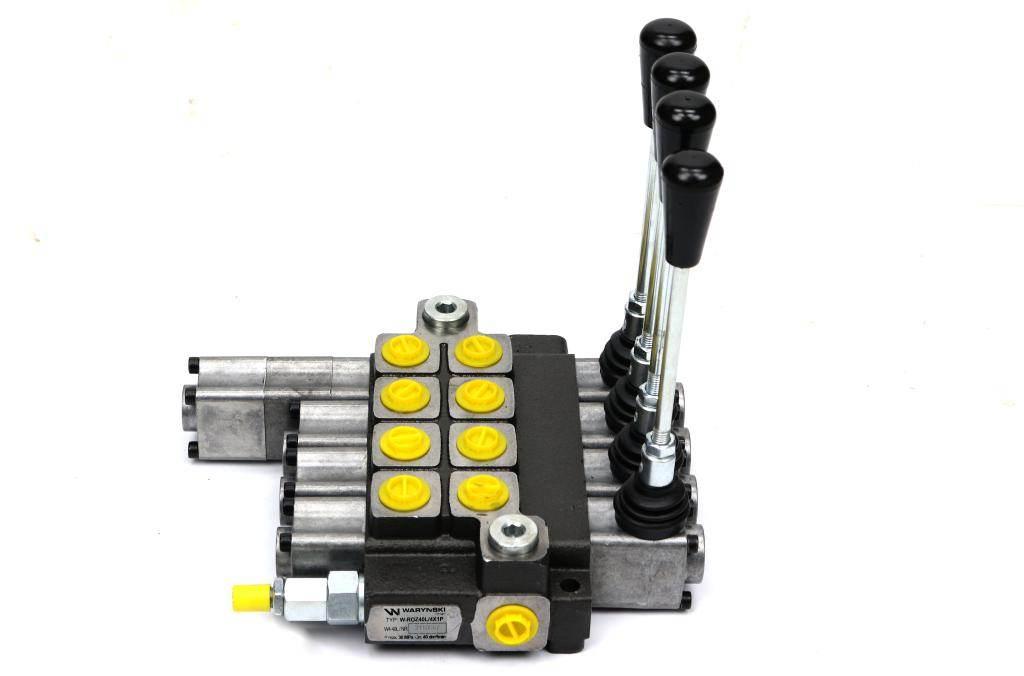 Rozdzielacz hydrauliczny 4-sekcyjny max przepływ 40L (1-sekcja pływająca) W - zdjęcie 2