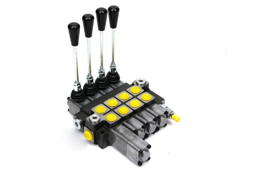 Rozdzielacz hydrauliczny 4-sekcyjny max przepływ 40L (1-sekcja pływająca) W - zdjęcie 4