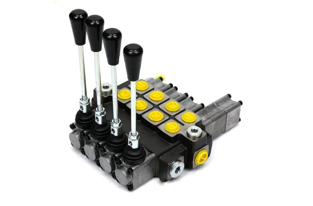 Rozdzielacz hydrauliczny 4-sekcyjny max przepływ 40L (1-sekcja pływająca) W - zdjęcie 5