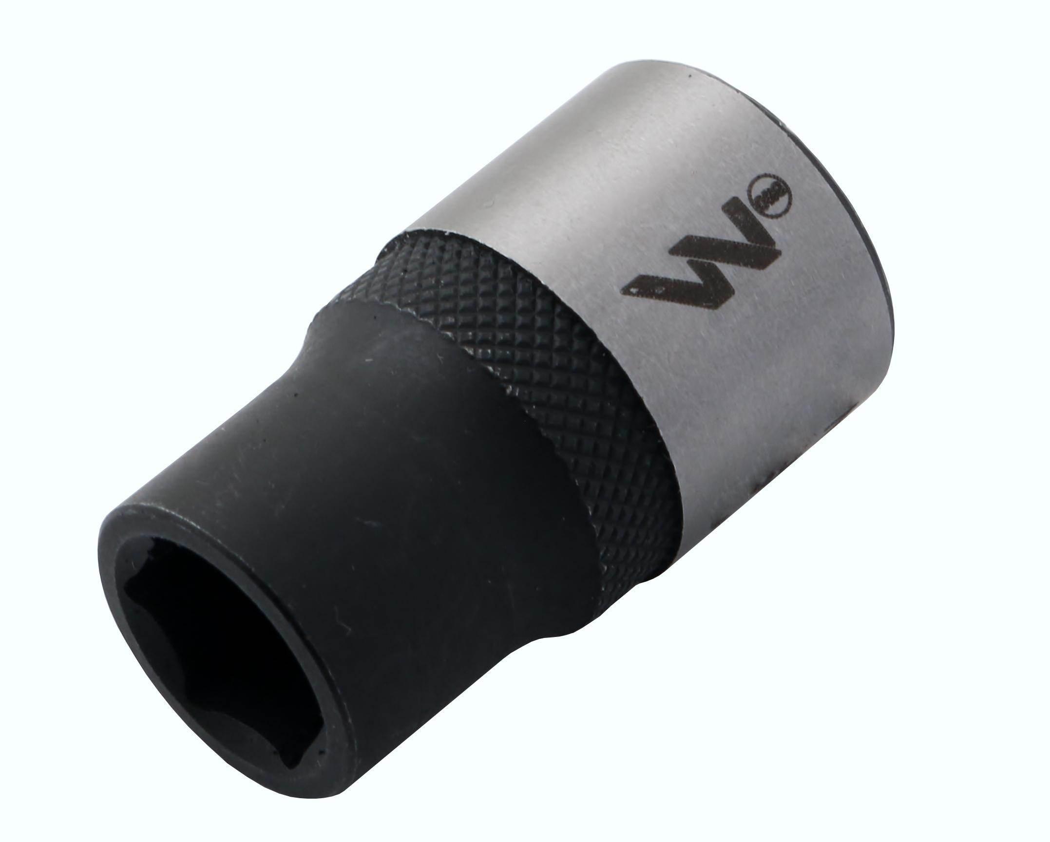 Nasadka sześciokątna 1/2". 10 mm. CrV50BV30. DIN 3124. Waryński WMN017 - zdjęcie 3