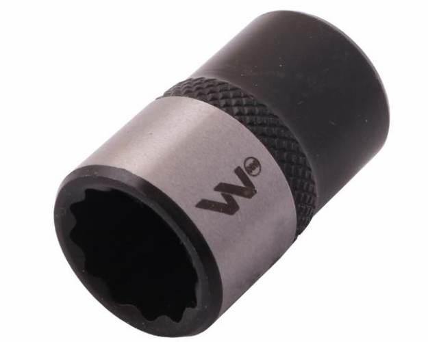 Nasadka dwunastokątna 3/8". 12 mm. CrV50BV30. DIN 3124. Waryński WMN075 - zdjęcie 2