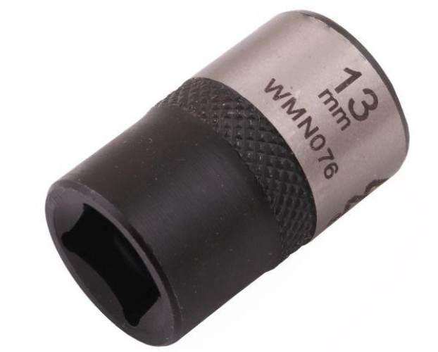 Nasadka dwunastokątna 3/8". 13 mm. CrV50BV30. DIN 3124. Waryński WMN076