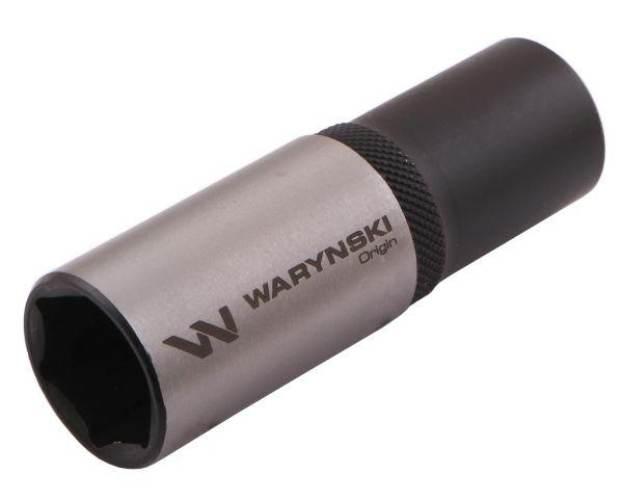 Nasadka sześciokątna 1/2". 20 mm. długa. CrV50BV30. DIN 3124. Waryński - zdjęcie 2