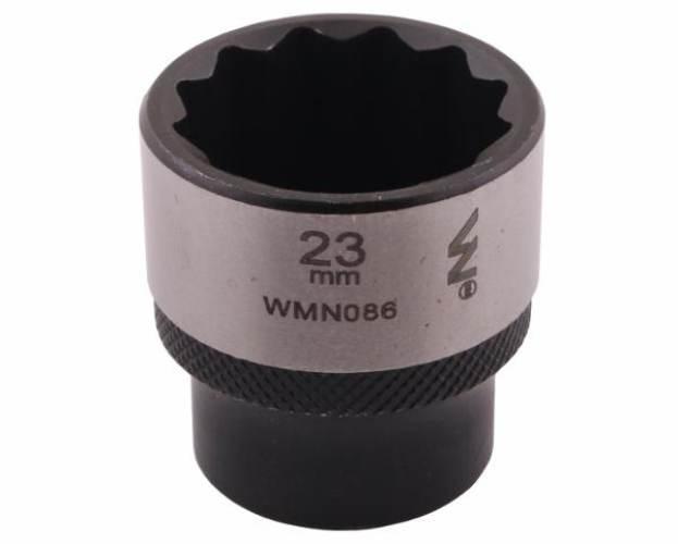 Nasadka dwunastokątna 3/8". 23 mm. CrV50BV30. DIN 3124. Waryński WMN086 - zdjęcie 3