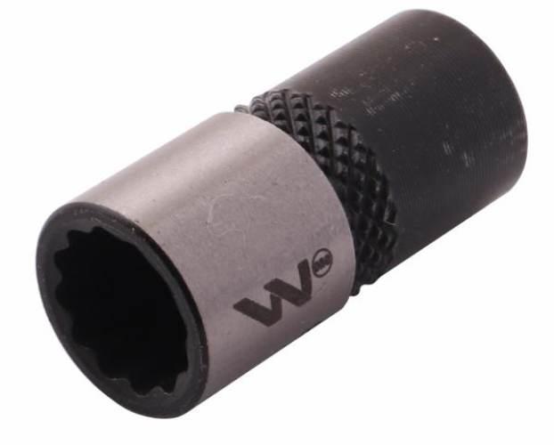 Nasadka dwunastokątna 1/4". 7 mm. CrV50BV30. DIN 3124. Waryński WMN007 - zdjęcie 2