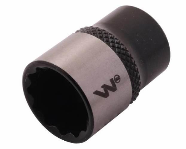Nasadka dwunastokątna 1/4". 14 mm. CrV50BV30. DIN 3124. Waryński WMN014 - zdjęcie 2