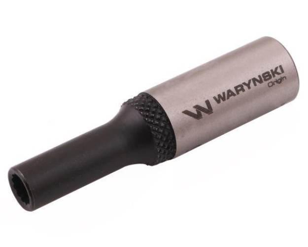 Nasadka dwunastokątna 1/4". 4 mm. długa. CrV50BV30. DIN 3124. Waryński - zdjęcie 2