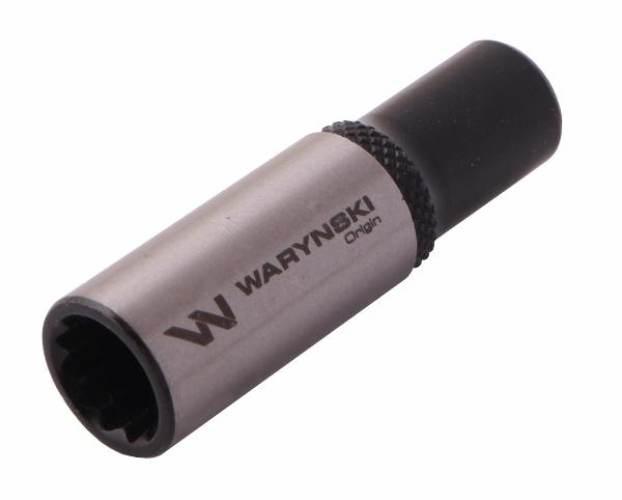Nasadka dwunastokątna 1/4". 11 mm. długa. CrV50BV30. DIN 3124. Waryński