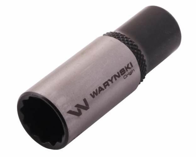 Nasadka dwunastokątna 1/4". 12 mm. długa. CrV50BV30. DIN 3124. Waryński - zdjęcie 2