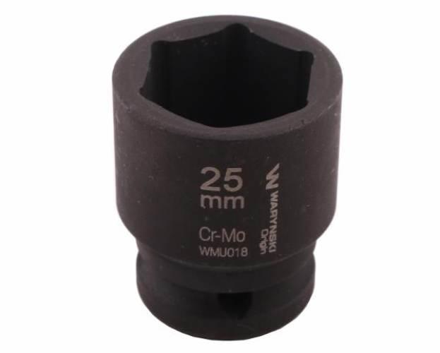 Nasadka udarowa sześciokątna 1/2". 25 mm. CrMo. DIN 3129. Waryński WMU018 - zdjęcie 4