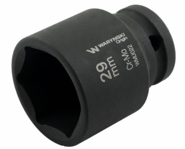 Nasadka udarowa sześciokątna 1/2". 29 mm. CrMo. DIN 3129. Waryński WMU022 - zdjęcie 2