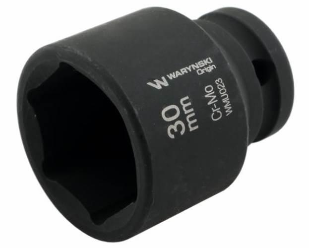 Nasadka udarowa sześciokątna 1/2". 30 mm. CrMo. DIN 3129. Waryński WMU023 - zdjęcie 2