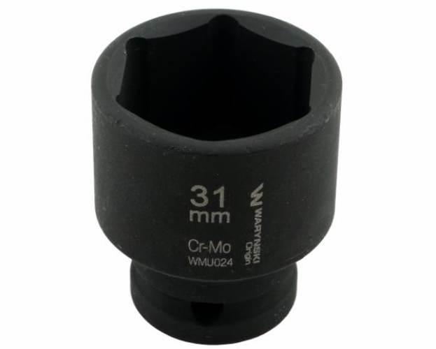 Nasadka udarowa sześciokątna 1/2". 31 mm. CrMo. DIN 3129. Waryński WMU024 - zdjęcie 4
