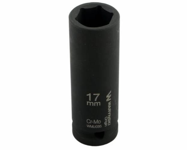 Nasadka udarowa sześciokątna długa 1/2". 17 mm. CrMo. DIN 3129. Waryński - zdjęcie 4