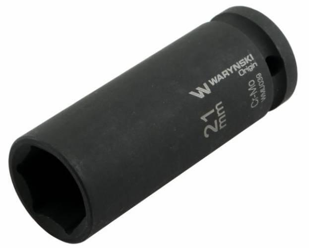 Nasadka udarowa sześciokątna długa 1/2". 21 mm. CrMo. DIN 3129. Waryński - zdjęcie 2