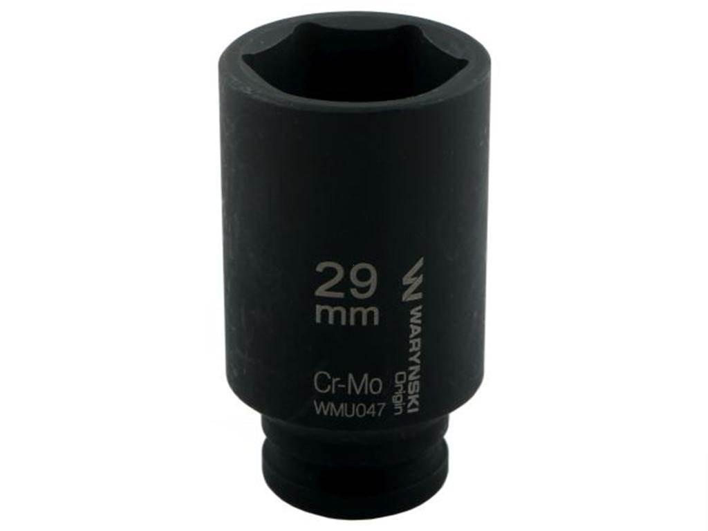 Nasadka udarowa sześciokątna długa 1/2". 29 mm. CrMo. DIN 3129. Waryński - zdjęcie 2