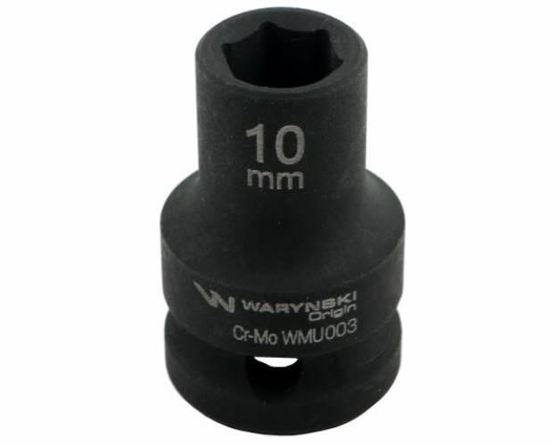 Nasadka udarowa sześciokątna 1/2". 10 mm. CrMo. DIN 3129. Waryński WMU003 - zdjęcie 4