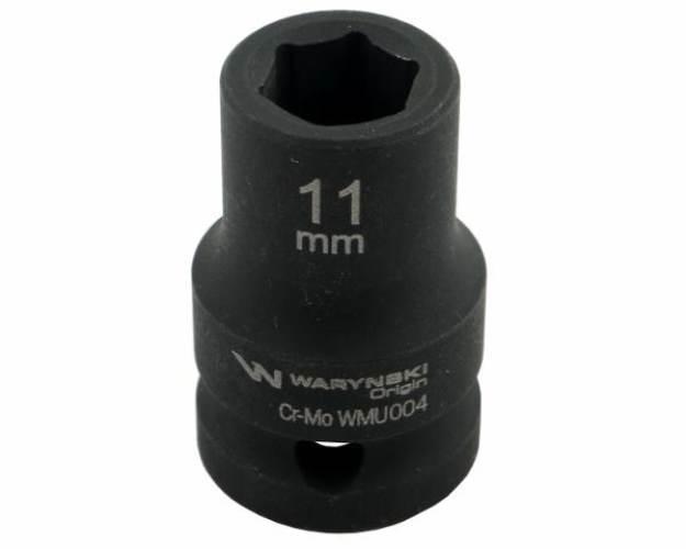 Nasadka udarowa sześciokątna 1/2". 11 mm. CrMo. DIN 3129. Waryński WMU004 - zdjęcie 4