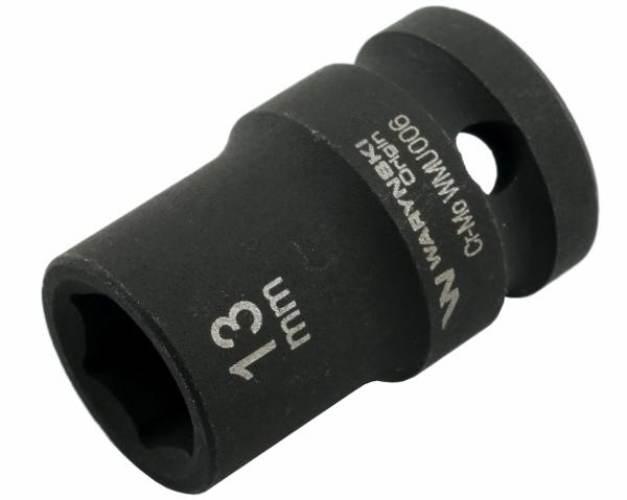 Nasadka udarowa sześciokątna 1/2". 13 mm. CrMo. DIN 3129. Waryński WMU006 - zdjęcie 2