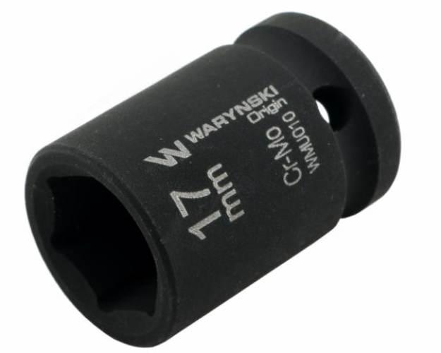 Nasadka udarowa sześciokątna 1/2". 17 mm. CrMo. DIN 3129. Waryński WMU010
