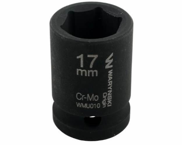 Nasadka udarowa sześciokątna 1/2". 17 mm. CrMo. DIN 3129. Waryński WMU010 - zdjęcie 4