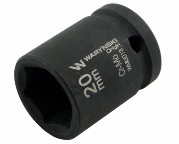 Nasadka udarowa sześciokątna 1/2". 20 mm. CrMo. DIN 3129. Waryński WMU013 - zdjęcie 2