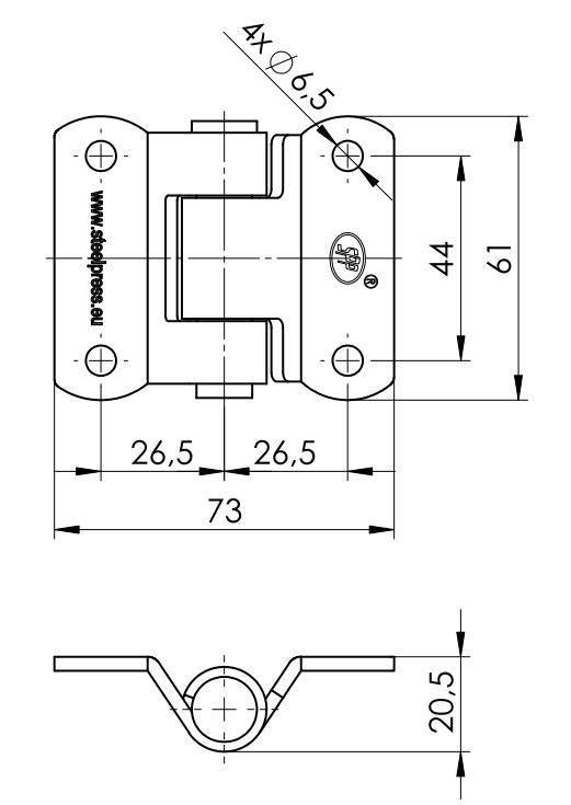 Zawias ZW-02.40 zastosowanie przyczepka SPP RM-ZW-02.40 - zdjęcie 2