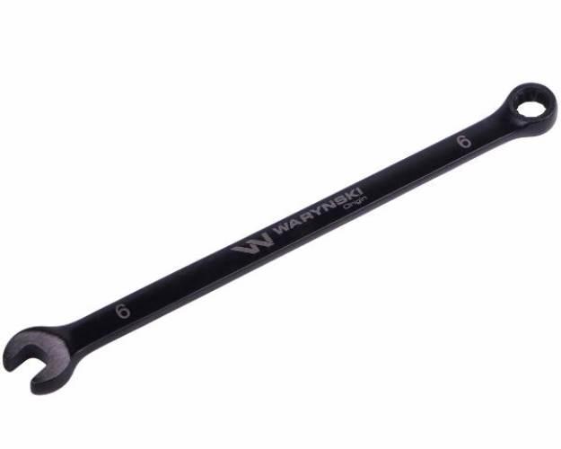 Klucz płasko-oczkowy 6 mm. CrV standard ASME B107-2010 Waryński WMK016