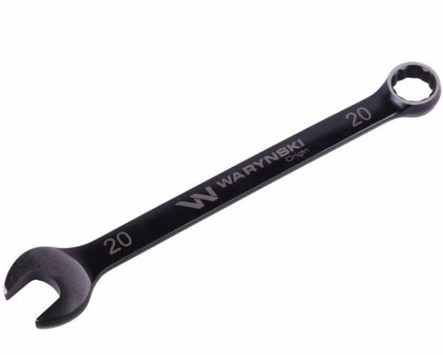 Klucz płasko-oczkowy 20 mm CrV standard ASME B107-2010 Waryński WMK030