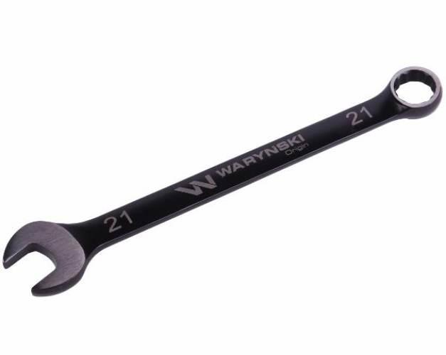 Klucz płasko-oczkowy 21 mm. CrV standard ASME B107-2010 Waryński WMK031