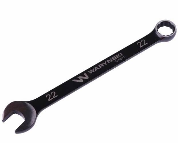 Klucz płasko-oczkowy 22 mm. CrV standard ASME B107-2010 Waryński WMK032