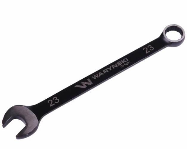 Klucz płasko-oczkowy 23 mm. CrV standard ASME B107-2010 Waryński WMK033