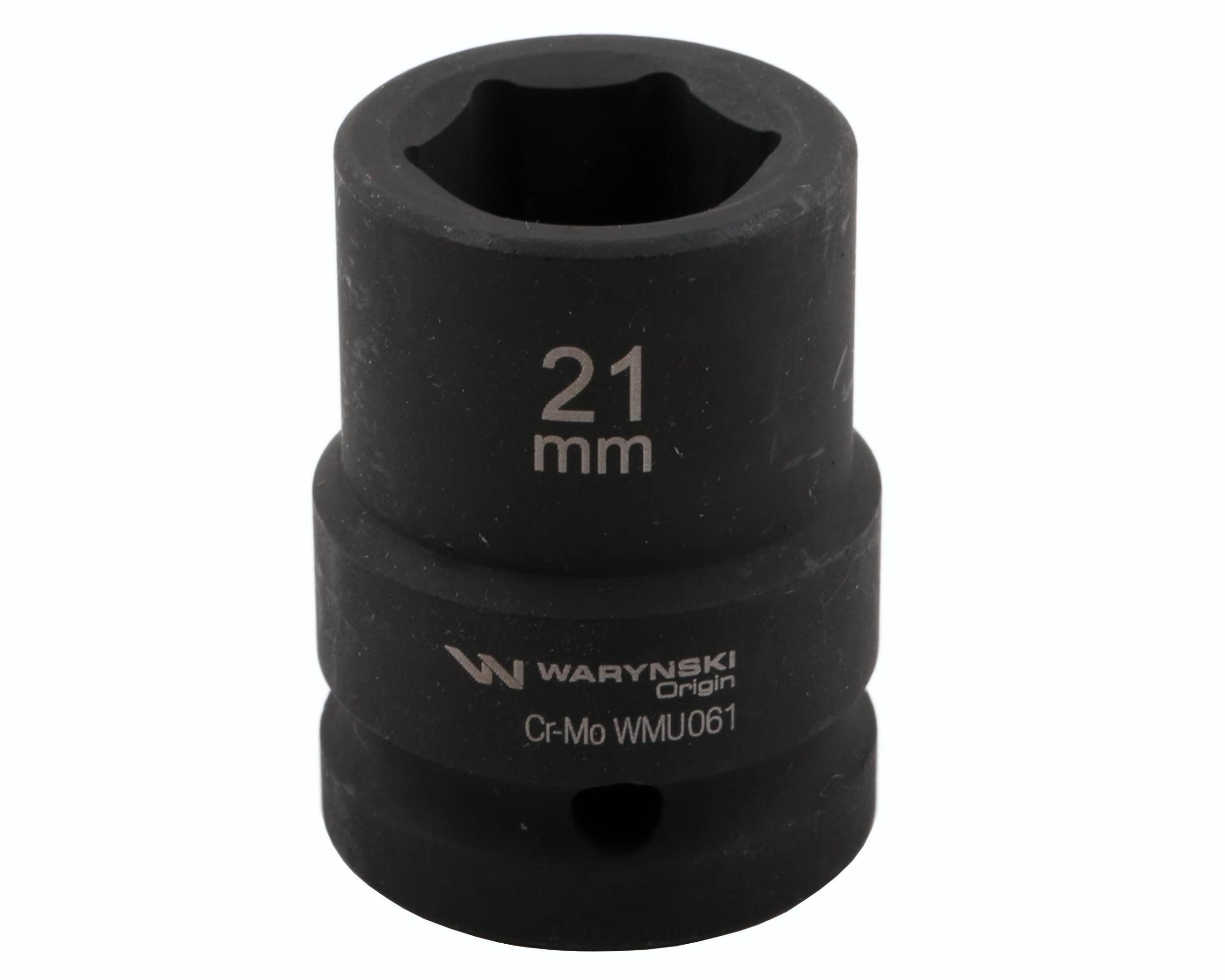 Nasadka udarowa sześciokątna 3/4". 21 mm. CrMo. DIN 3129. Waryński WMU061 - zdjęcie 3