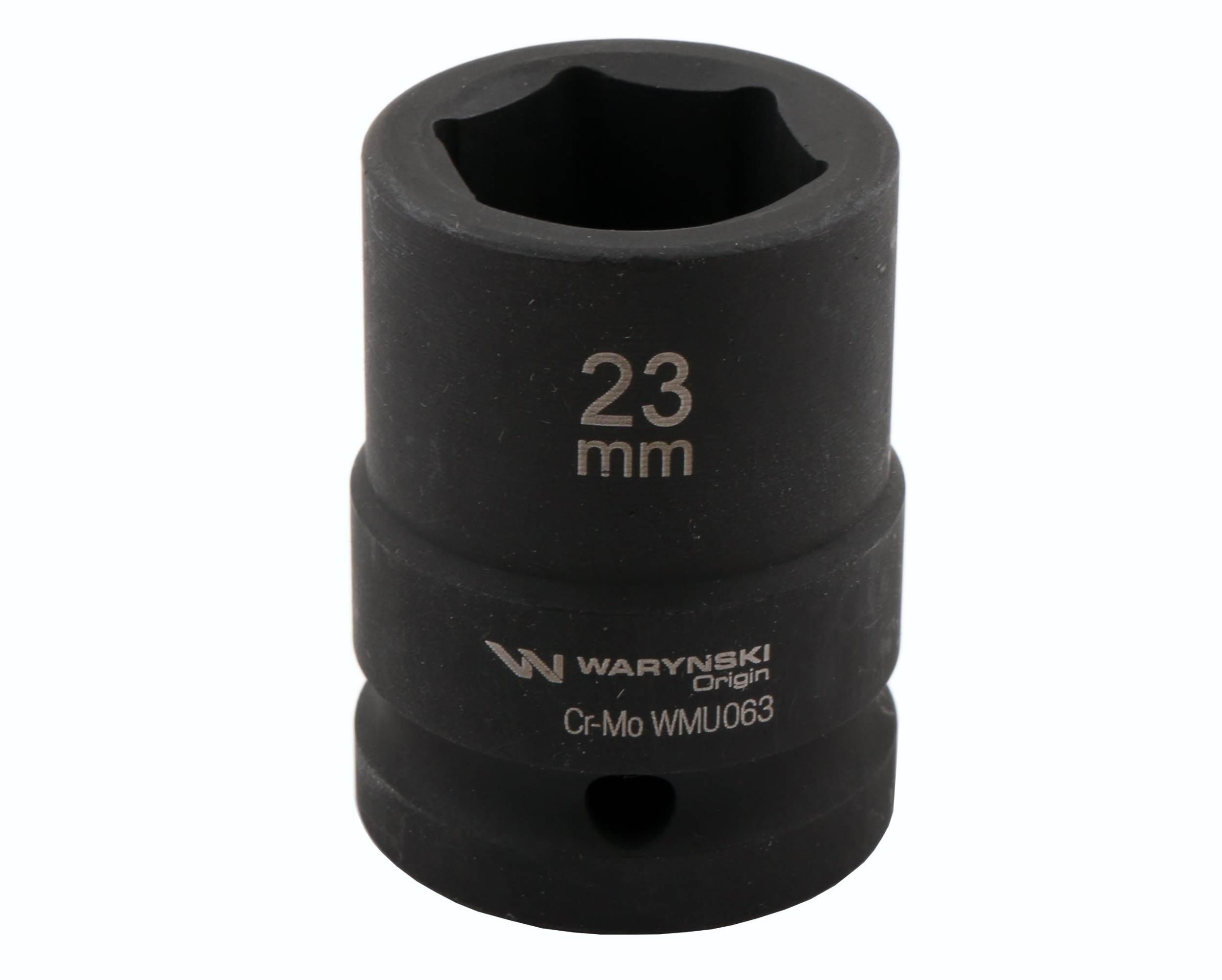 Nasadka udarowa sześciokątna 3/4". 23 mm. CrMo. DIN 3129. Waryński WMU063 - zdjęcie 3