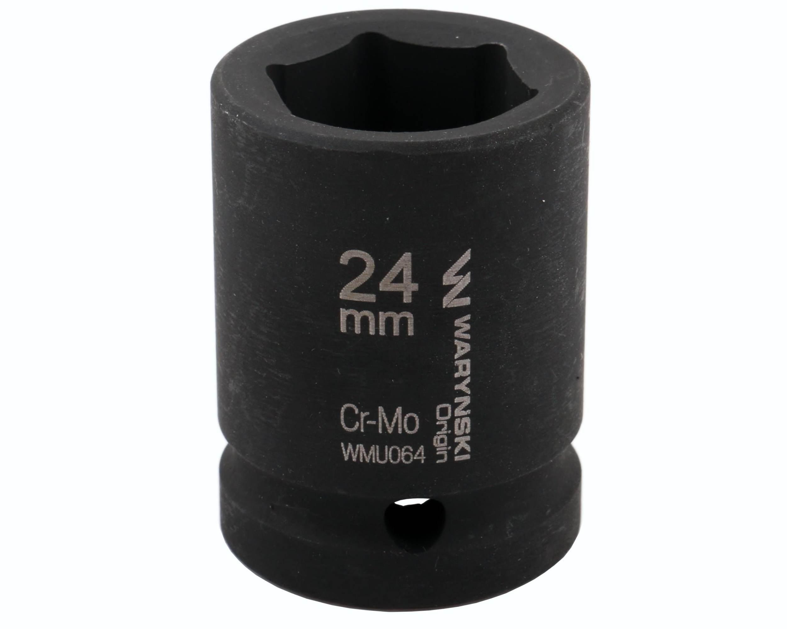 Nasadka udarowa sześciokątna 3/4". 24 mm. CrMo. DIN 3129. Waryński WMU064 - zdjęcie 3